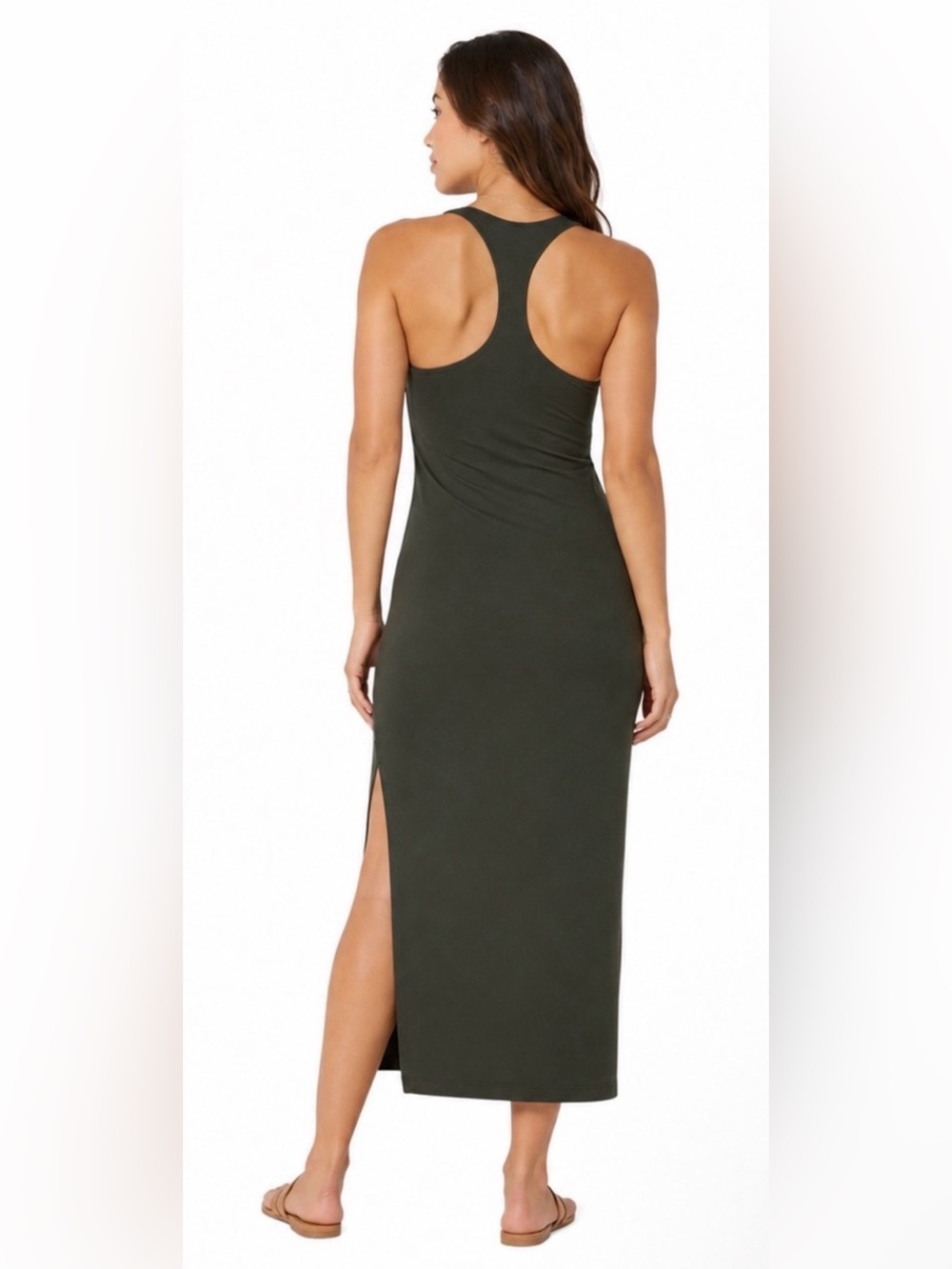 VUORI Dress Olive Green - Picture 2 of 6